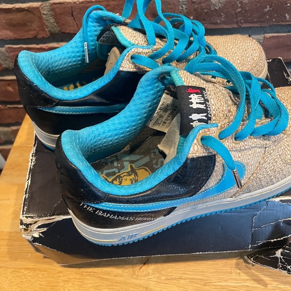 Nike Air Force 1 Premium 07 Thompson “original six” sz 9 very rare - Picture 3 of 4